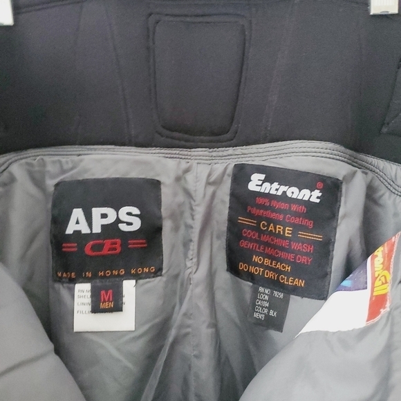 APS CB Entrant GII Ski Snowboard Waterproof Pants Black Mens Size Medium - Picture 9 of 14